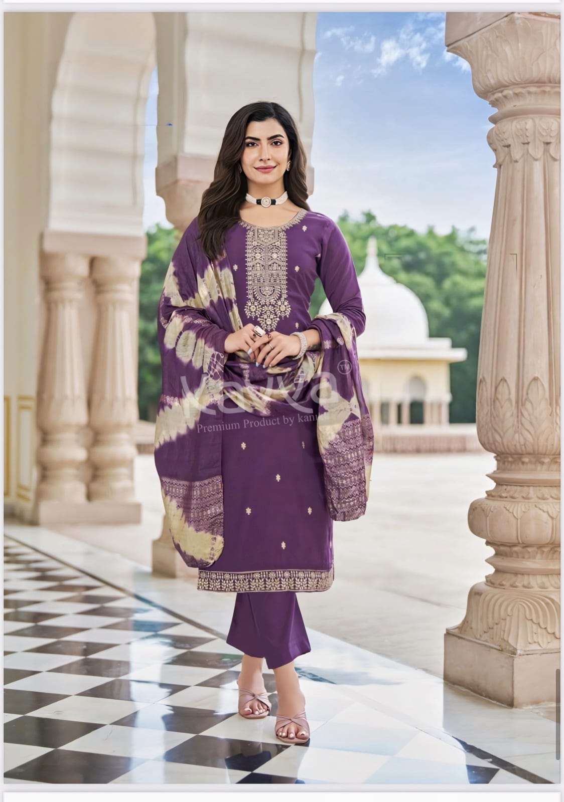 Kurti With Pant & Dupatta